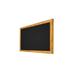AARCO Wall Mounted Chalkboard Wood in Black/Brown | 12 H x 18 W x 0.5 D in | Wayfair OC1218NT