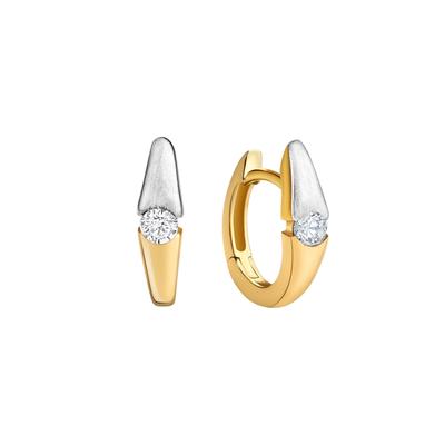Celesta Gold Ohrring 375/- Gelbgold 2farbig Zirkonia Image