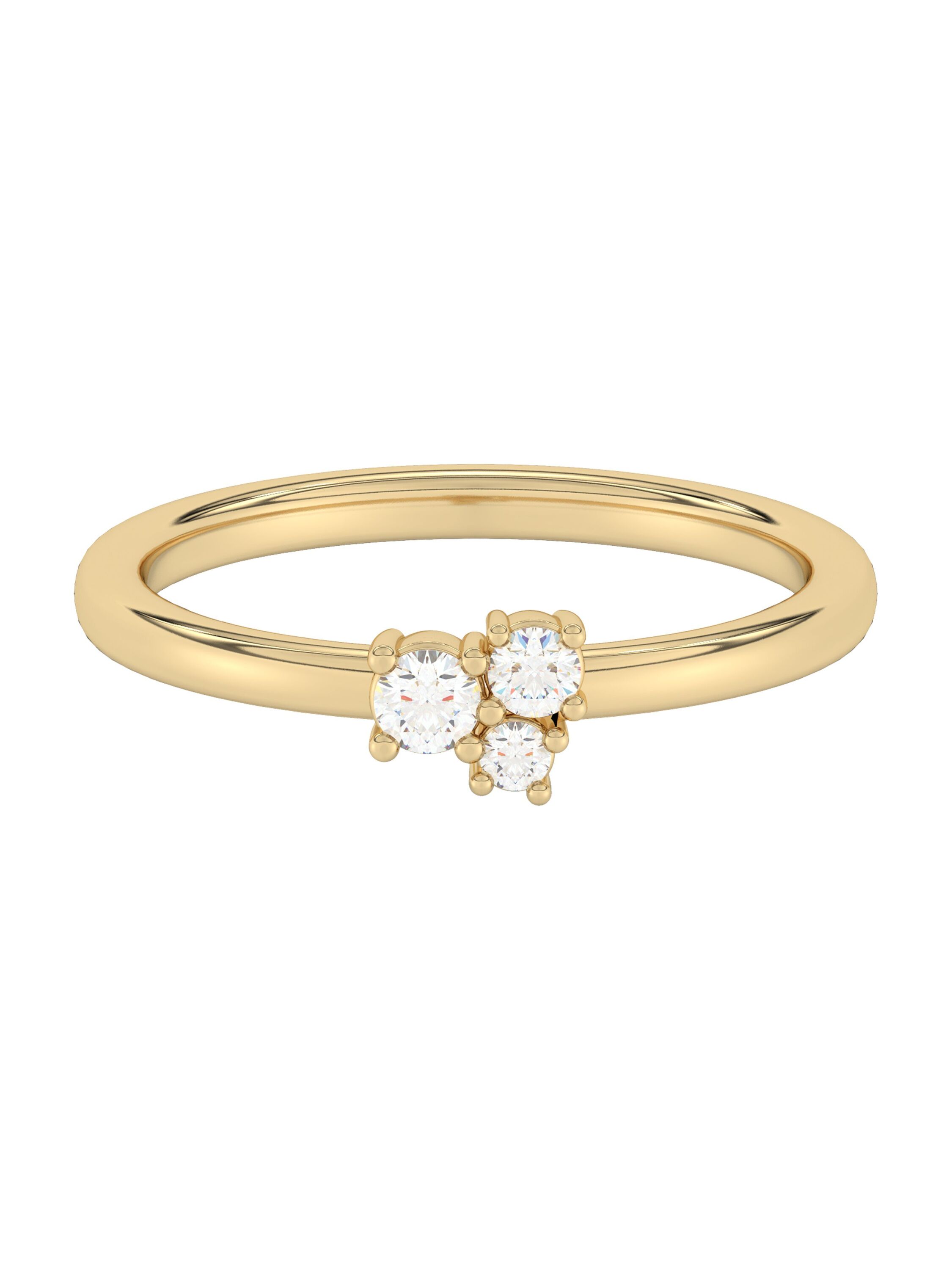 Diam Addict Ring 585 Gelbgold mit im Labor gezüchteten Diamanten Image
