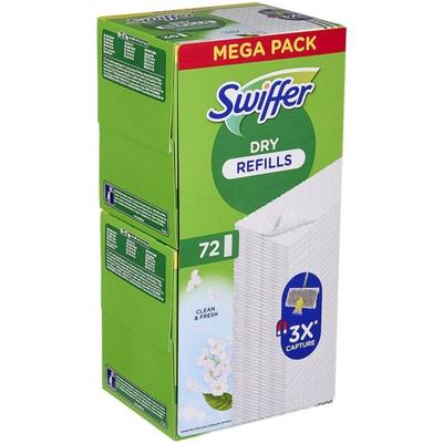 Swiffer Bodentücher »DRY REFILLS Clean & Fresh« 72 Stück weiß, 20.5 cm Image