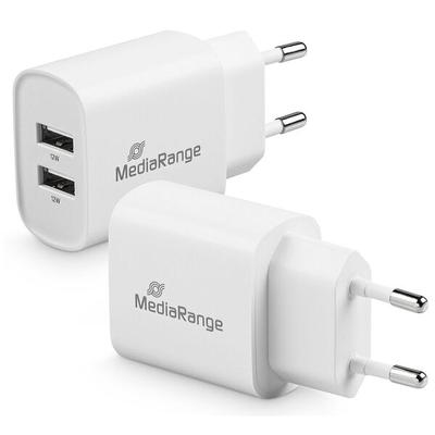 MediaRange Ladeadapter 12W 2x USB A Image