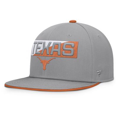 Texas Longhorns Strukturierte verstellbare Snapback-Kappe mit flachem Schirm Image