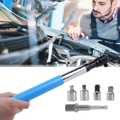 Impact Offset Extension Wrench Chain Drive Wrench Extender Handheld Extension Ratchet Wrench Set mit 1/2 Zoll Steckdosen Adapter