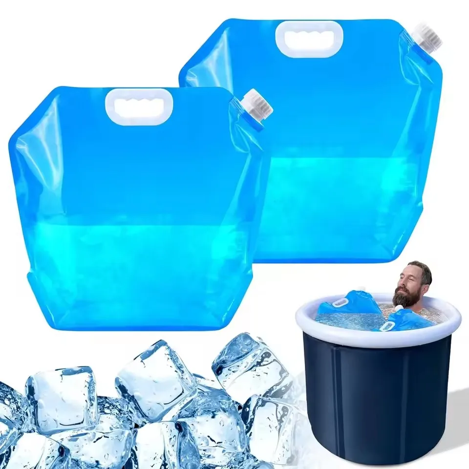 5L/10L zusammenklappbarer Wasserbehälter, Wasserspeicher, Krugtasche für Outdoor, Camping, Wandern, Notfall, Überleben Image