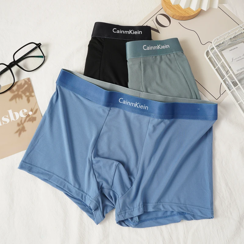 Männer Unterwäsche BoxerShorts Hombre Höschen Mann Atmungsaktive Unterhose Sexy Sport Komfort Männliche Boxer Image