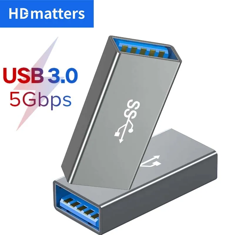 USB 3.0-Kabeladapter Passiver USB 3.0-Buchse auf Buchse Kabelkoppler-Stecker Doppelter USB 3.0-Buchse-Adapteranschluss Image