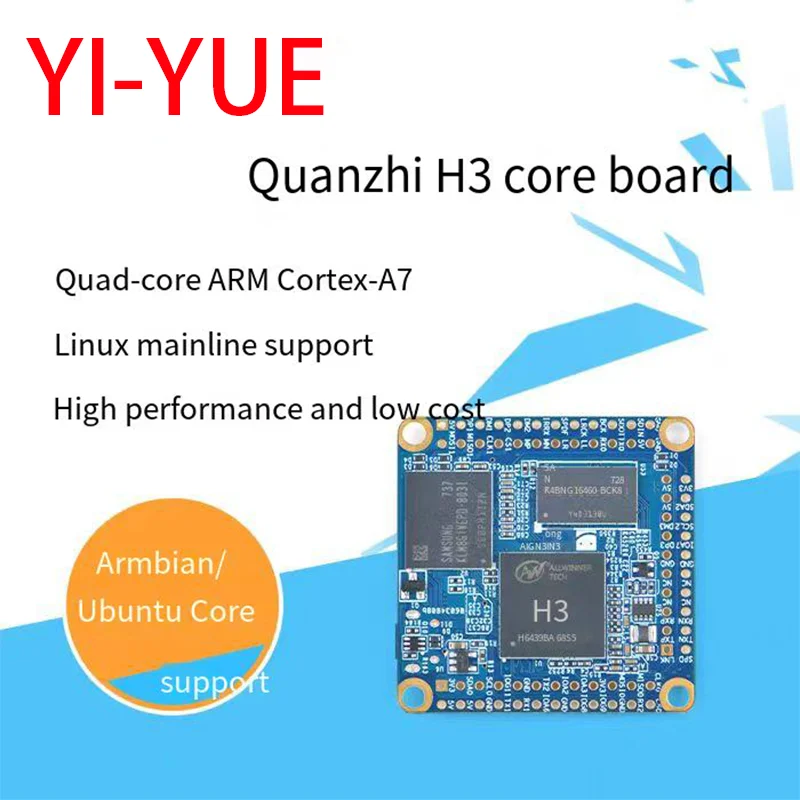 vcNanoPi NEO Core Core Board Quanzhi H3 IoT Entwicklungsboard WiFi Bluetooth UbuntuCore Image