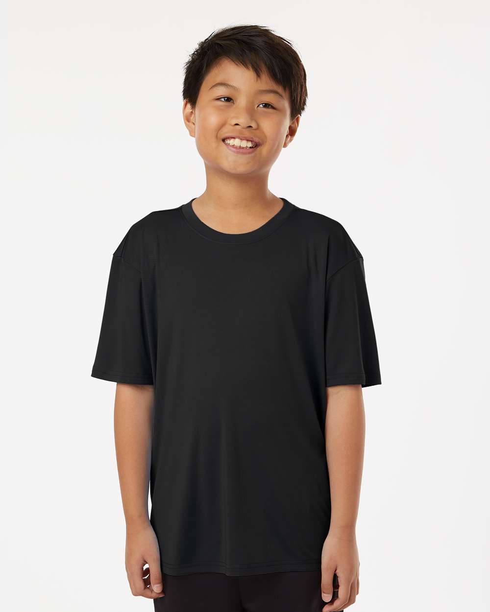 AllPro 48000Y Youth Pro-Lock Performance T-Shirt in Black size Large | Polyester - AllPro