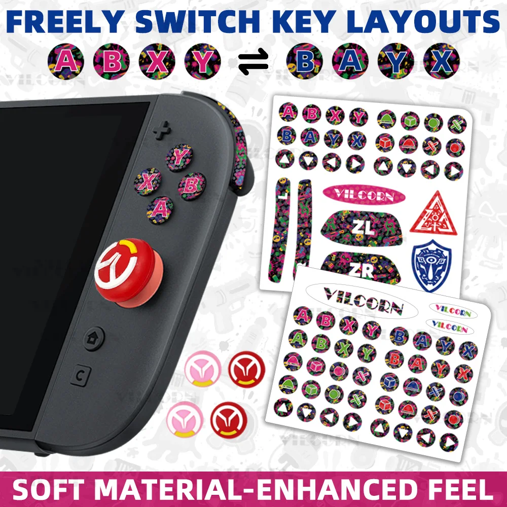 Anti-Slip Schutz Aufkleber Für Switch2 Gamepad Benutzerdefinierte Kreative Haut Abdeckung Staubdicht Für Switch2 Joycon Taste Image