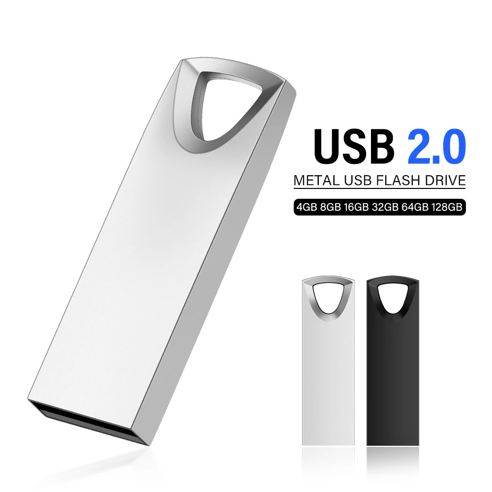 Hochgeschwindigkeits-USB-Flash-Laufwerke aus Metall, 1 GB, 2 GB, 4 GB, 8 GB, 16 GB, Pen-Laufwerk, 32 GB, 64 GB Speicher, USB-Sticks Image