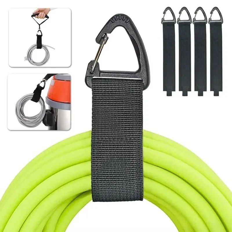 Kabel-Organizer-Halter mit dreieckiger Schnalle, Kabelmanager, Netzkabelmanagement, Nylon, schwere Kabel-Aufbewahrungsgurte für Kabel, Schläuche Image