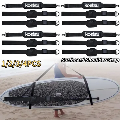 Surfboard Shoulder Strap Carry Sling Stand Up Paddleboard Surf Fins Paddle Carrier Strap Wakeboard Surfing Kayak Accessories