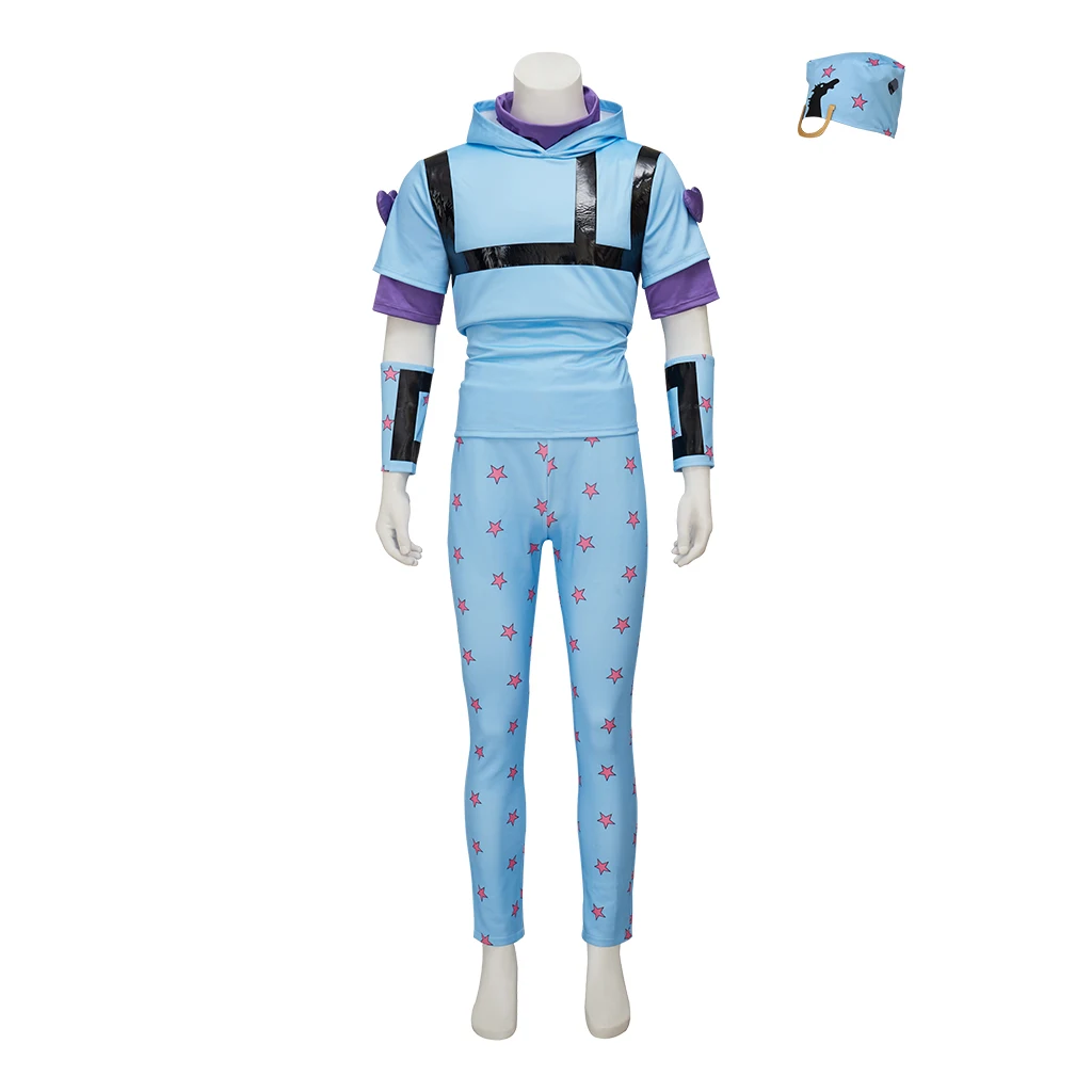 Anime Johnny Joestar Cosplay Kostüm Erwachsene Männer Mit Kapuze Top Hosen mit Hut Vollen Satz Uniform Halloween Party Outfits Image