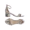 Steve Madden Damen Sandale, Gr. 41, beige, Kunstleder