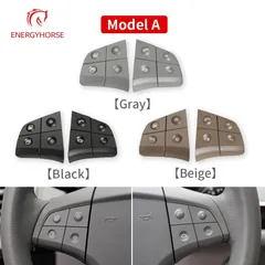 Car Multi-function Steering Wheel Switch Button Kit Control Key For Mercedes Benz W164 W245 W251 ML GL 300 350 400 450 2006-2009