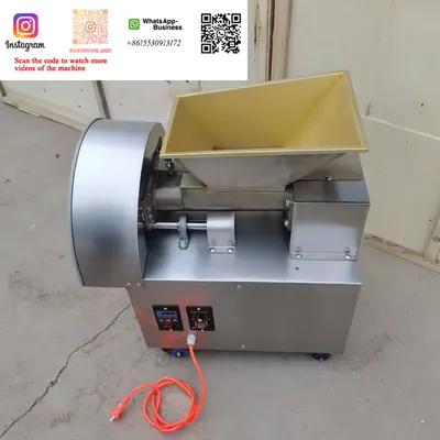 Commercial Dough Dividing Machine Automatic Dough Extruder Rounder Cutter With Three Free Mould
