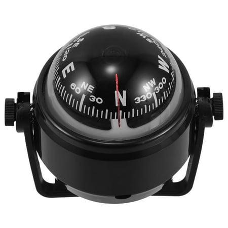 RAPOBRIX Compass Dash Mount Compass Car Compass Boat Compass Multi-Functional Ball Marine Compass for Marine and Outdoor Use (Without Light)