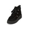Stiefelette MARC O'POLO "mit markanter Rillen-Plateausohle", Damen, Gr. 43, schwarz, Obermaterial: 100% Leder (Rind), unifarben, Schuhe