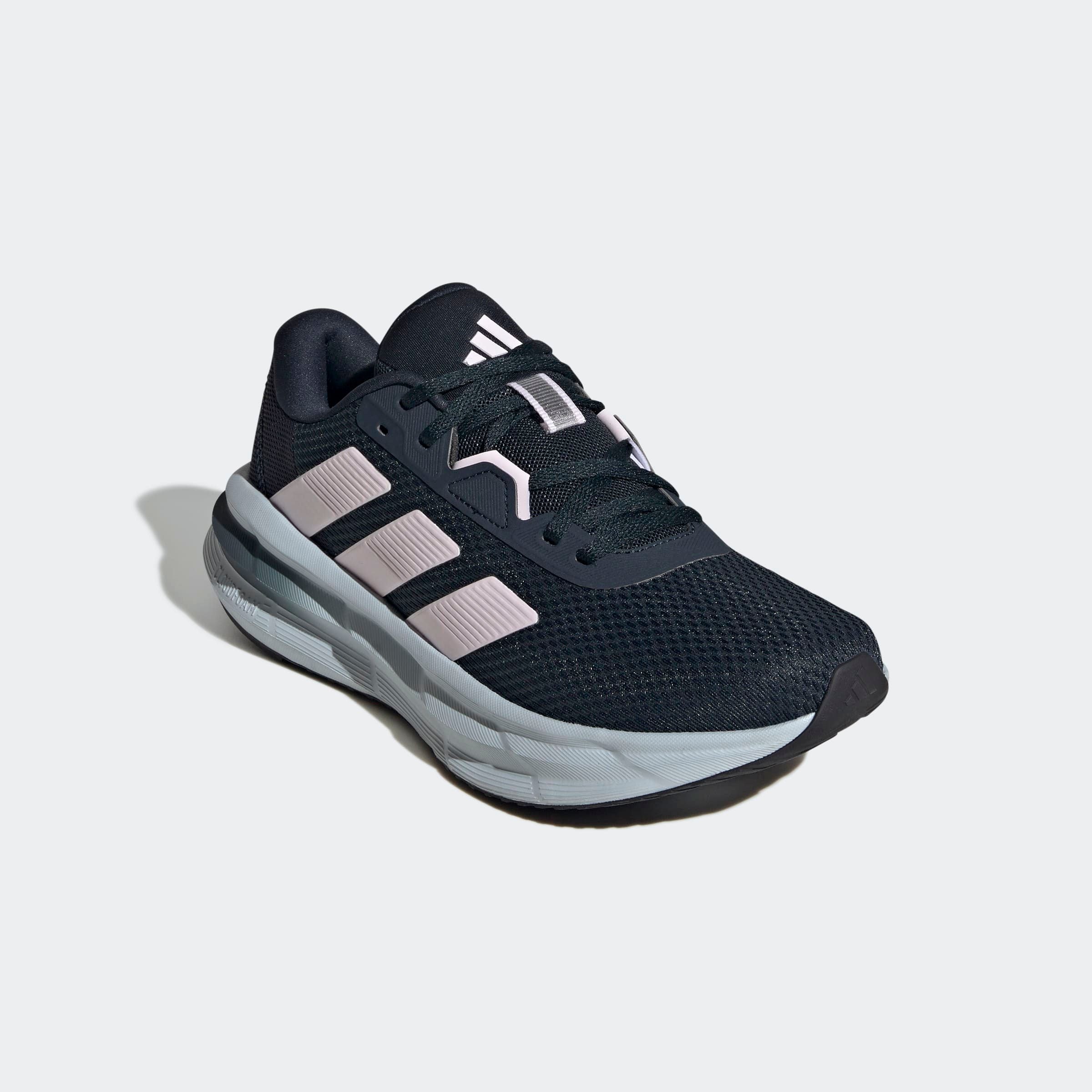 Laufschuh ADIDAS PERFORMANCE "GALAXY 7", Damen, Gr. 40,5, aurora ink, almost pink, halo blau, Synthetik, Textil, Schuhe Laufschuh