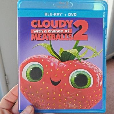 Disney Other | Cloudy With A Chance Of Meatballs 2 Blu-Ray + Dvd | Color: Blue/Red | Size: Os