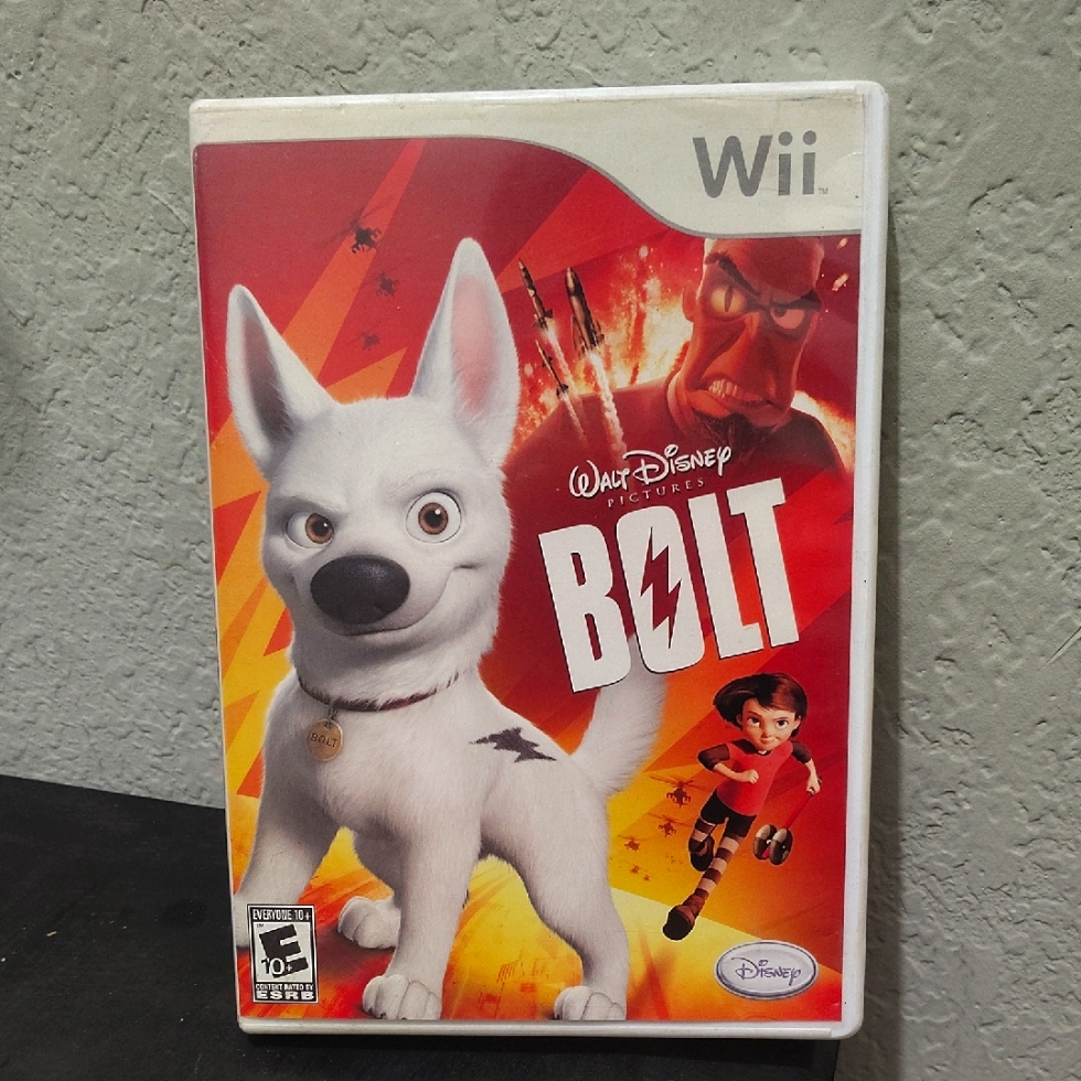 Disney Video Games & Consoles | Wii Disney Bolt Video Game - Red Cover | Color: Red | Size: Os