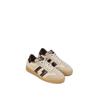 Sneaker MARC O'POLO "COURT", Damen, Gr. 41, helltaupe, dunkelbraun, Veloursleder, Glattleder, Textil, kontrastfarbene Details, sportlich, Schuhe, Retro-Sneaker, Schnürschuh mit Memory Foam-Ausstattung