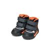 Winterboots GEOX "B TREKKYUP BOY B ABX", Kinder, Gr. 27, blau (navy, orange), Lederimitat, Textil, sportlich, Schuhe, Winterstiefel mit Warmfutter, Größenschablone zum Download