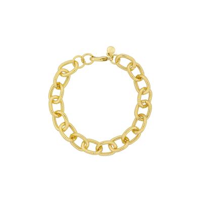 Fashionbox Armband Messing strukturiert vergoldet Image