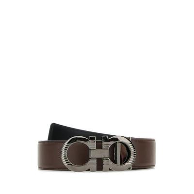 Salvatore Doubleadjus - White - Ferragamo Belts