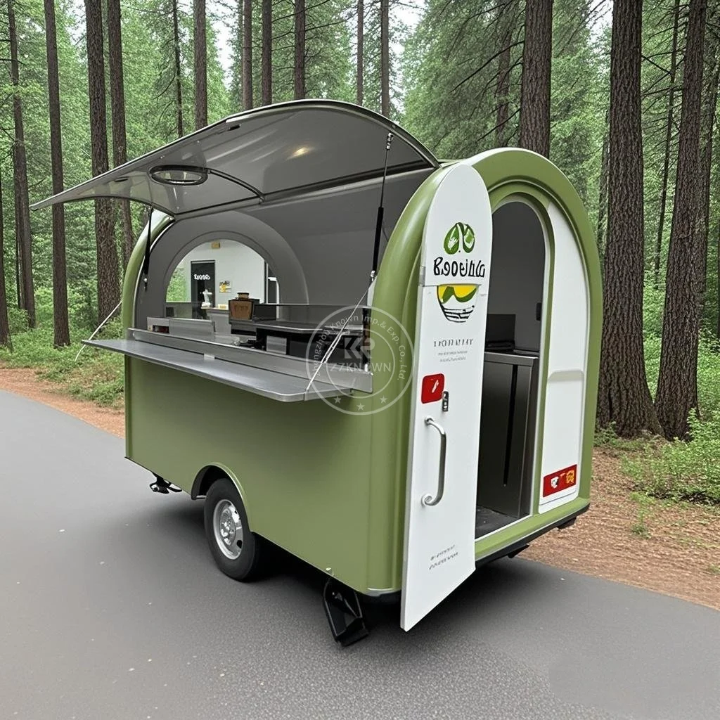 Support de bar mobile pour barbecue, camion de nourriture pour pizza, camion de nourriture, remorque de café, camion de nourriture, cuisine mobile entièrement équipée, normes américaines