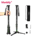Manbily Treppiede per fotocamera leggero Monopiede Selfie Stick in alluminio A-222Pro per Canon Nikon DSLR Viaggio Max 170 cm con base M-2
