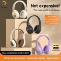2025 Aggiornamento Cuffie Bluetooth senza fili Cuffie stereo Musica Sport Auricolare sopraelevato con microfono per Smart Phone TV PC Tablet