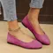 Plus Size 2025 Outdoor Slip on Women's Flats Round Toe Soft Bottom Comfortable Flats concise Daily Casual Office & Career Shoes