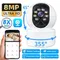 La telecamera di sicurezza domestica WiFi 4K 8MP supporta audio bidirezionale Visione notturna a colori Avvisi di tracciamento umano Telecamera per baby monitor da interno