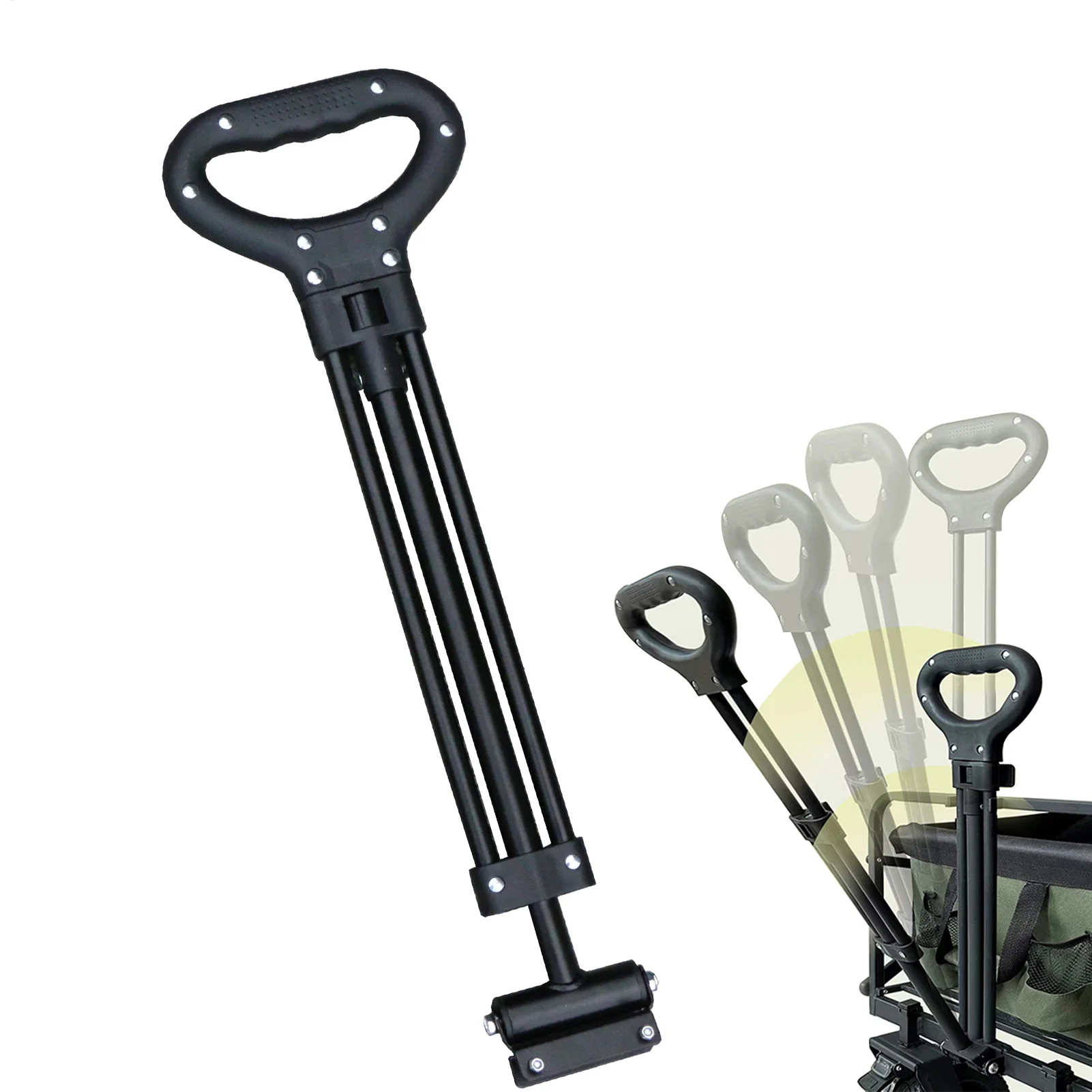WagonReplacement Pull Handle Ersatz Kinderwagen WagonPull Griff Geeignet für Outdoor Camping Trolley Griff Zubehör Image