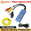 Convertitore da USB 2.0 VHS a DVD Converti video analogico in formato digitale Audio video DVD VHS Scheda di acquisizione registrazione Adattatore per PC di qualità