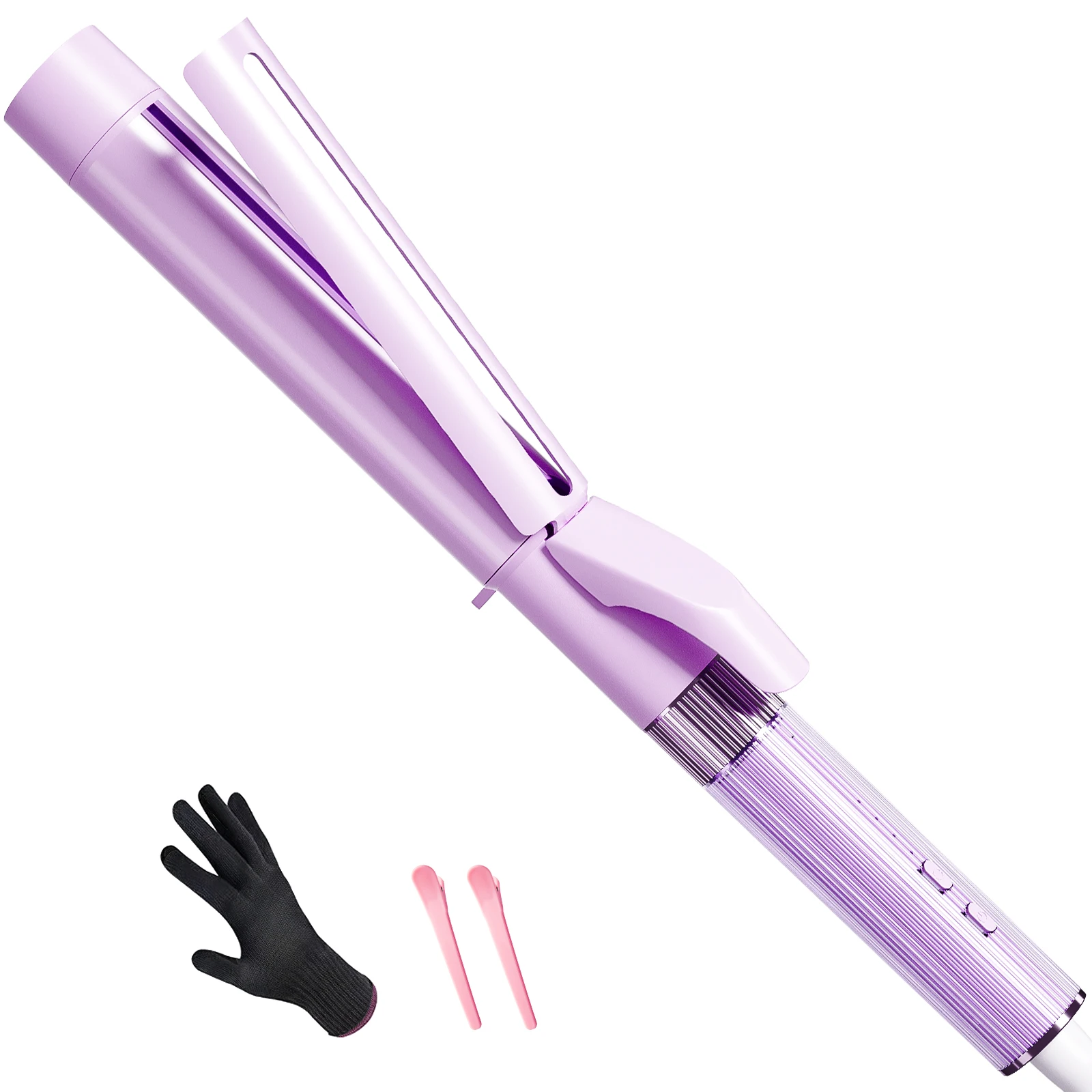 1.2&1.4 Inch Curling Wand, Professional Curling Iron, Negative Ions Hair Curler, Large Barrel Curling Iron