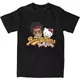 Haikyuu Bruno Mars Hello Kitty T-shirt Cotton T-shirt Women's Fashion T-shirt Retro Y2K Design Round Neck Short Sleeve T-shirt