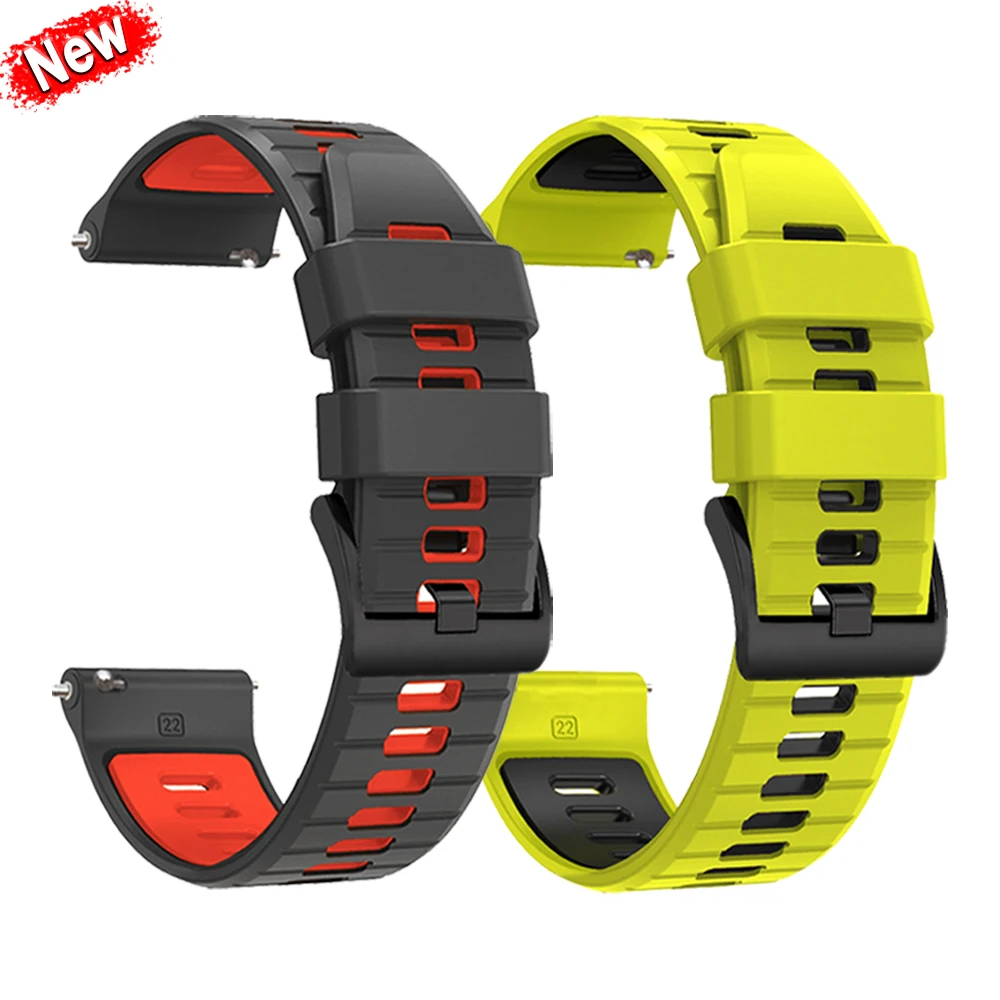 20 mm 22 mm Silikonarmband für Garmin Forerunner 570 265 165 55 Sportarmband Venu sq 2 3/Vivoactive 6 5 4 Ersatz weiches Armband Image