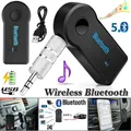 Adattatore trasmettitore ricevitore wireless Bluetooth 5.0 2 in 1 jack da 3,5 mm per musica per auto audio Aux A2dp auricolari ricevitore vivavoce