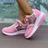 Dicker Boden, Schnürung, runder Kopf, farblich passende Turnschuhe, modische, rutschfeste, atmungsaktive Sport-Freizeitschuhe, Damenschuhe, Größe 36 43