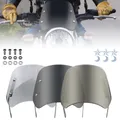 Parabrezza per moto Parabrezza per faro anteriore Parabrezza per moto universale nero Deflettore per vento Carenatura per parabrezza