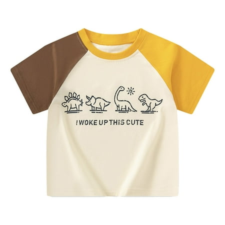 Razzly Toddler Boys Sports Youth Boy Boys Tops Boys Top Mens T Shirts Fruit Shirt Boy Summer Shirt Boys Thermal Sports Toddler Sleeveless Shirt Youth Basketball Shirt Boy Toddler(Yellow 12-18 Months)