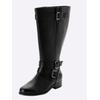 Weitschaftstiefel SHEEGO, Damen, Gr. 41, schwarz, Lederimitat, Schuhe