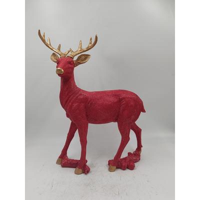Dekofigur AM DESIGN "Dekoobjekt aus Polyresin", rot, B:37cm H:44cm, Polyresin, Dekofiguren, BxH: 37x44 cm Image