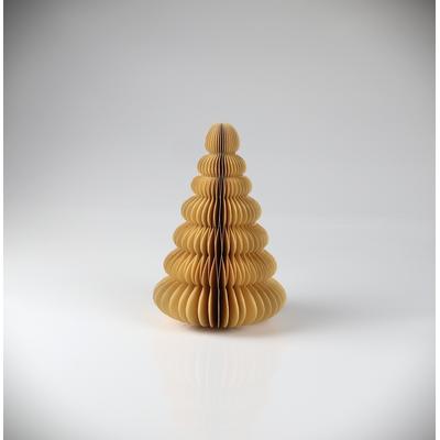 Dekobaum AM DESIGN "Dekofigur aus Papier", braun, B:10cm H:14cm, Papier, Dekofiguren, 4er Set, BxH: 10x14 cm Image