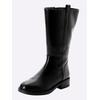 Weitschaftstiefel SHEEGO, Damen, Gr. 41, schwarz, Leder, Schuhe