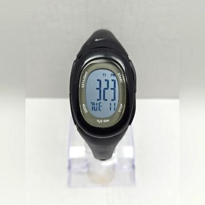 Nike Accessories | Womens Vintage Nike Imara Digital Sports Watch 28mm Black Wr0075 New Battery Y2k | Color: Black | Size: Os