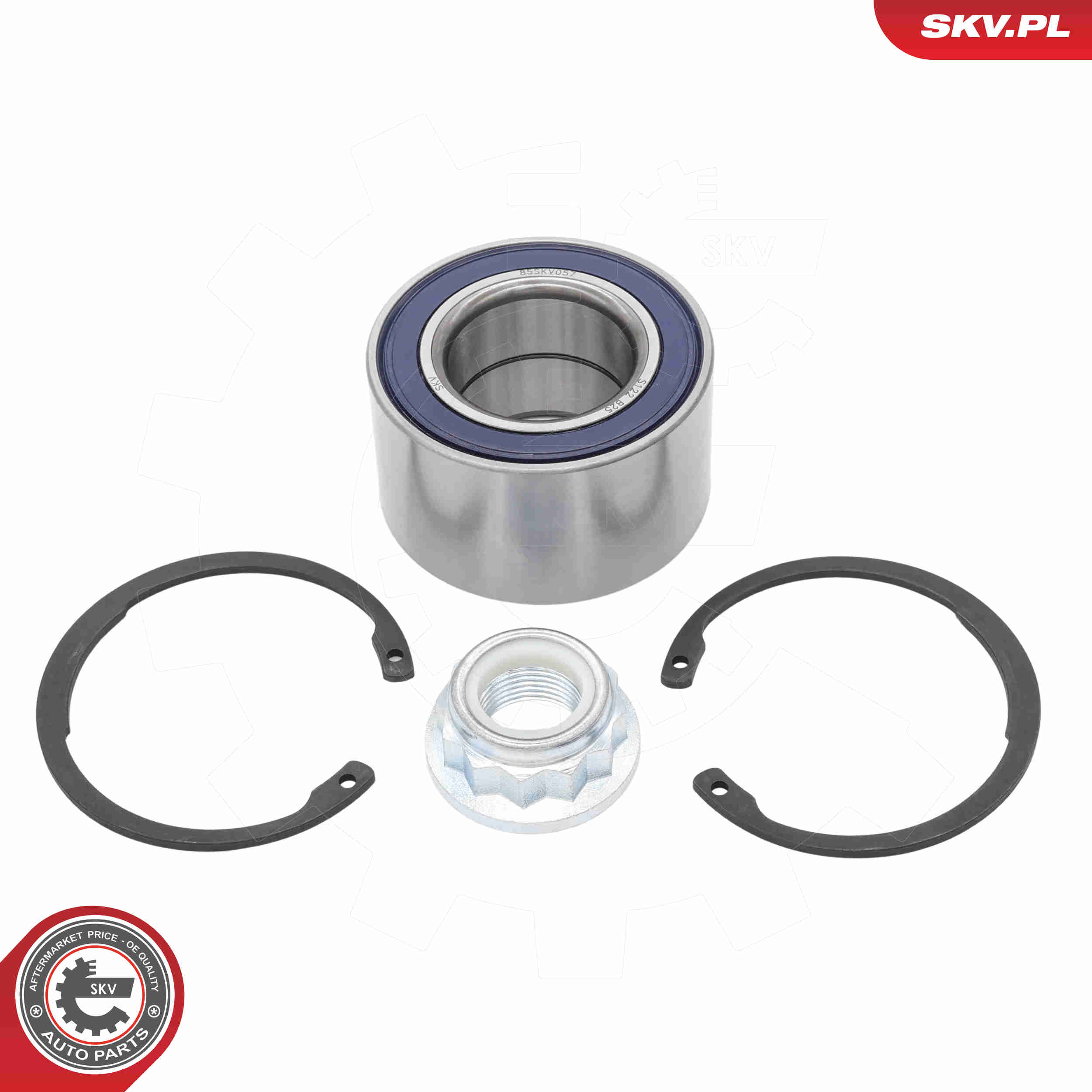 ESEN SKV Radlagersatz 85SKV057 vorne hinten rechts links 66mm für VW SEAT AUDI VAG 6N0498625 6N0498625A 191498625 Image