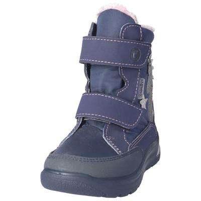 Stiefelette RICOSTA "Ricosta Stiefelette Lederimitat/Textil", Kinder, Gr. 31, blau (marine), Lederimitat, Textil, casual, Schuhe Image